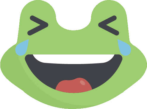 Laughing Toad Sticker