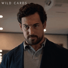 Looking At You Closely Cole Ellis GIF - Looking At You Closely Cole Ellis Wild Cards GIFs