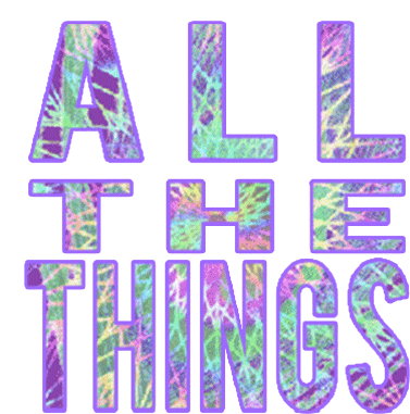 All The Things Light Sticker - All The Things Light Animated Text Stickers