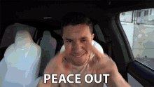 Peace Out Brandon GIF - Peace Out Brandon Signing Off GIFs