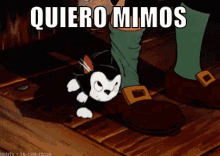 Figaro Quiere Que Le Hagan Mimos GIF - Gato Pinocho Mimos GIFs