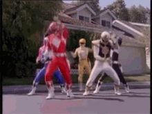 Power Rangers Dance Off GIF