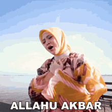 Allahu Akbar Agnes Pop GIF - Allahu Akbar Agnes Pop Nawaitu Surga Song GIFs