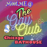 meet me at the gay club chicago bathhouse sign