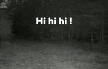 a black and white photo of a horse with the words hi hi hi