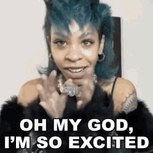 Oh My God Im So Excited Rico Nasty GIF - Oh My God Im So Excited Rico Nasty Omg I Cant Wait GIFs