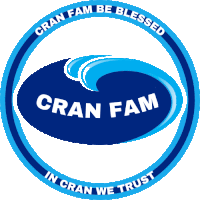 Cranfam Cranfam Be Blessed Sticker
