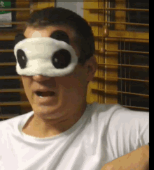 Panda Mask GIF - Panda Mask Silly GIFs