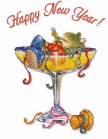 Happy New Year Toad GIF - Happy New Year Toad Party Hard GIFs