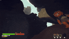 a screenshot of a video game with a character named gumblemutt