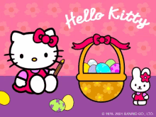 Happy Easter Easter Sunday GIF - Happy Easter Easter Sunday Hello Kitty GIFs