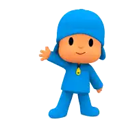 a cartoon character blowing a kiss with a red heart in his hand
