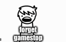 a black and white logo for game stop