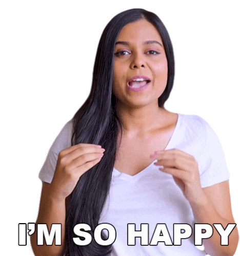 Im So Happy Aishwarya Sticker - Im So Happy Aishwarya Buzzfeed India Stickers