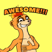 Excited Celebrate GIF - Excited Celebrate Awesome Meerkat GIFs