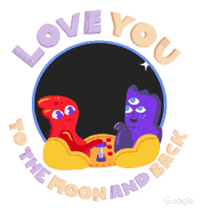 Love You To The Moon And Back Love You Forever GIF - Love You To The Moon And Back Love You Forever Happy Valentines Day GIFs