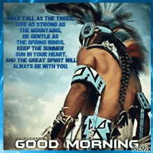 Native American Good Morning GIF - Native American Good Morning GIFs