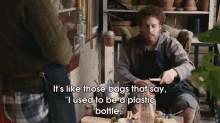 Recycling Candles GIF - Our Idiot Brother Paul Rudd Tj Miller GIFs