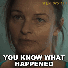 You Know What Happened Karen Proctor GIF - You Know What Happened Karen Proctor Wentworth GIFs