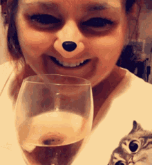 Wine Cat GIF - Wine Cat Selfie GIFs