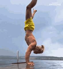 Handstand People Are Awesome GIF - Handstand People Are Awesome Acrobatic GIFs