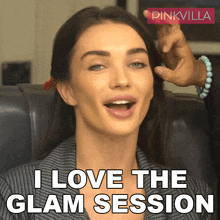 I Love The Glam Session Amy Jackson GIF - I Love The Glam Session Amy Jackson Pinkvilla GIFs