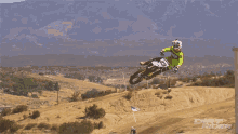 stunt dirt rider yamaha yz450f air time flying