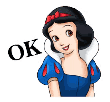 Snow White Okay GIF - Snow White Okay Ok GIFs