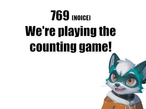 769 Counting Sticker - 769 Counting Game Stickers