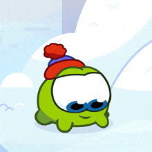 Snowball Nibble Nom GIF - Snowball Nibble Nom Cut The Rope GIFs
