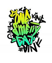 onesmellycat tag lettering graffiti art