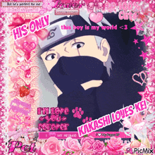 a picture of a boy with a mask and the words his only this boy is my world