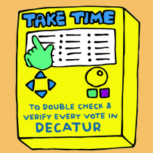 take time to double check verify every vote count every vote georgia