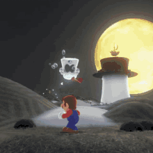 Super Mario Odyssey Spooky GIF - Super Mario Odyssey Mario Spooky GIFs