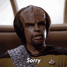 Sorry Worf GIF - Sorry Worf Star Trek GIFs