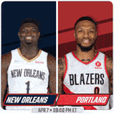 New Orleans Pelicans Vs. Portland Trail Blazers Pre Game GIF - Nba Basketball Nba 2021 GIFs