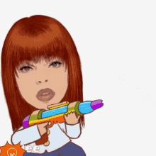Water Fight Nad GIF