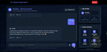 a screenshot of the smart code hub app