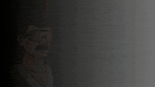 a drawing of a man with a mullet and sunglasses with the word lfg in the background