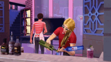 Drink Mixing - The Sims GIF - The Sims Sims Video Game GIFs