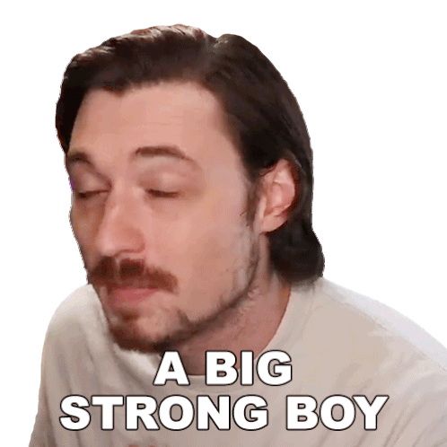 A Big Strong Boy Aaron Brown Sticker - A Big Strong Boy Aaron Brown Bionicpig Stickers