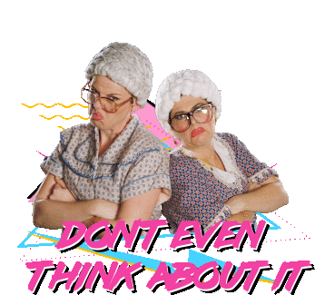 Dont Even Think About It Rebekka Johnson Sticker - Dont Even Think About It Rebekka Johnson Dawn Rivecca Stickers