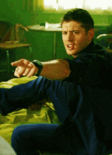 Supernatural Dean Winchester GIF - Supernatural Dean Winchester Rock On GIFs