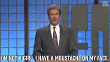 I Have A Moustache Im Not A Girl GIF - I Have A Moustache Im Not A Girl Confused GIFs
