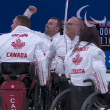 Cheering Wheelchair Curling GIF - Cheering Wheelchair Curling Jon Thurston GIFs