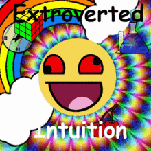 extrovert intuition extroverted manic emoji