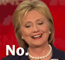 No Hillary Clinton GIF - No Hillary Clinton Shake Head GIFs
