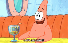 Lets Get Naked Patrick Star GIF - Lets Get Naked Patrick Star Spongebob GIFs