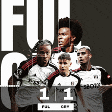 Fulham F.C. (1) Vs. Crystal Palace F.C. (1) Post Game GIF - Soccer Epl English Premier League GIFs