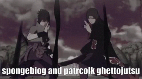 Ghettojutsu Naruto GIF - Ghettojutsu Naruto Spongebob - Discover & Share  GIFs